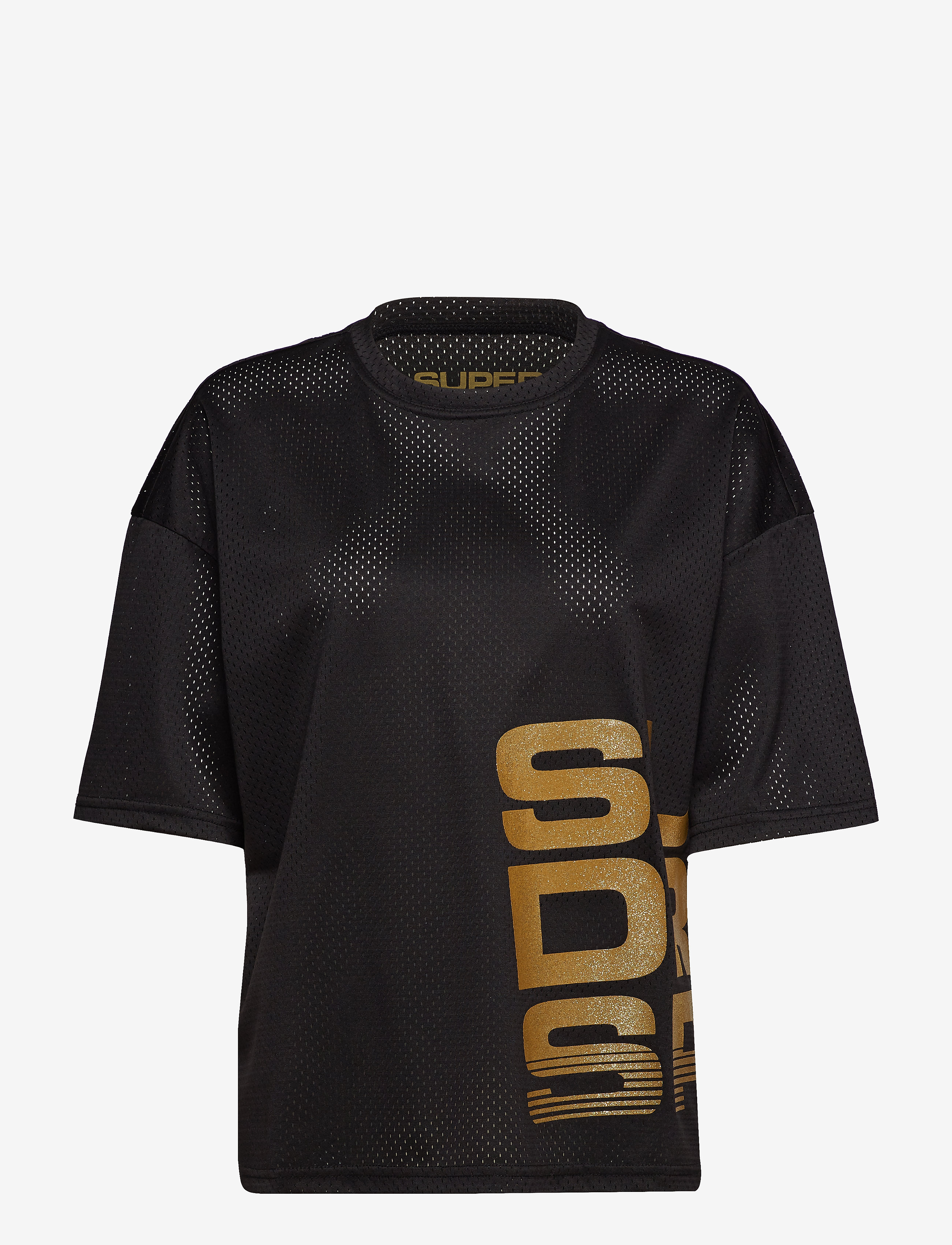 Superdry Sport - BOLT SPORT TEE - black/gold - 0