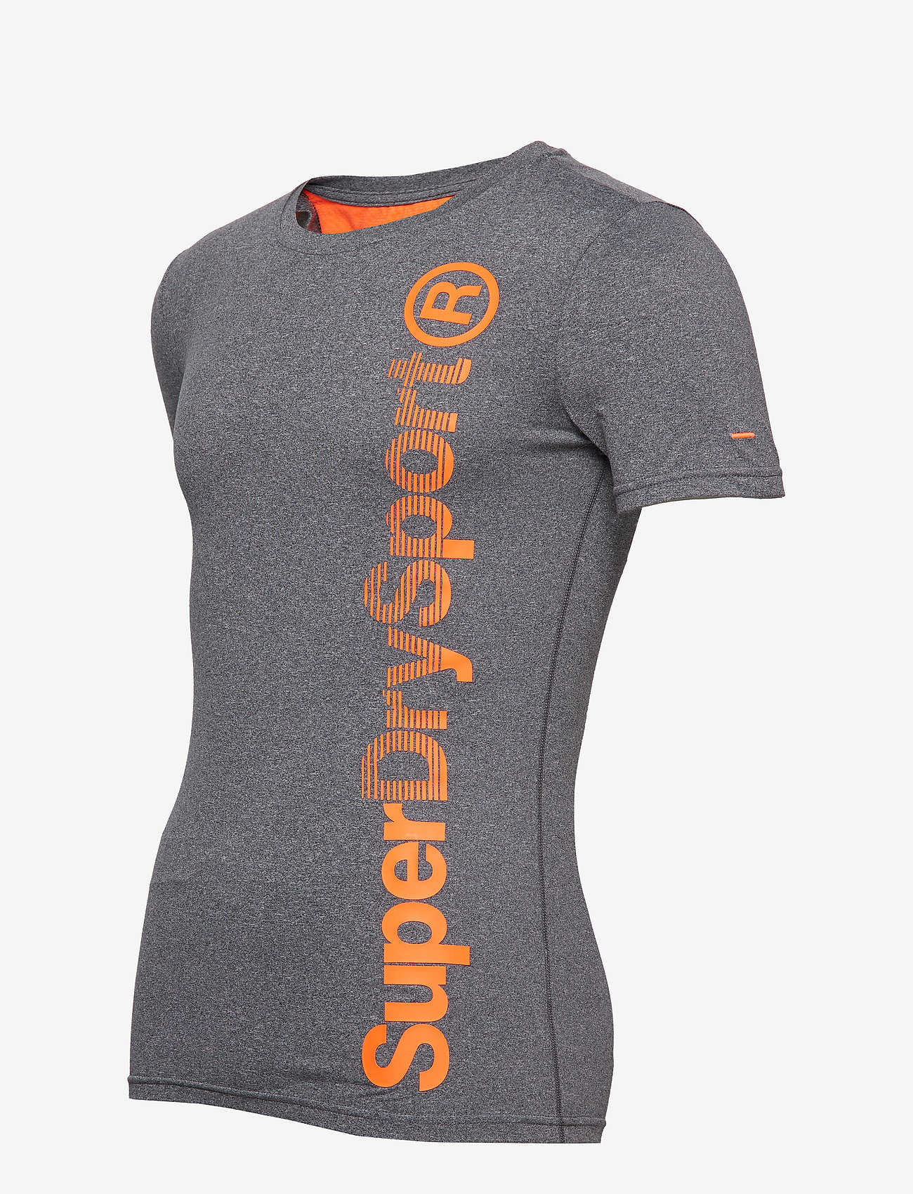 Superdry Sport - GYM BASE LOGO RUNNER TEE - grey grit - 2