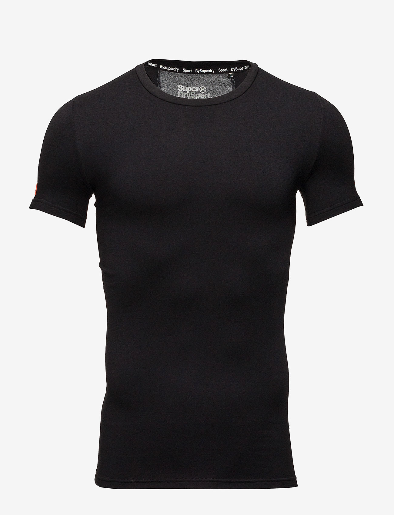 Superdry Sport - GYM BASIC SPORT RUNNER S/S TEE - black - 0