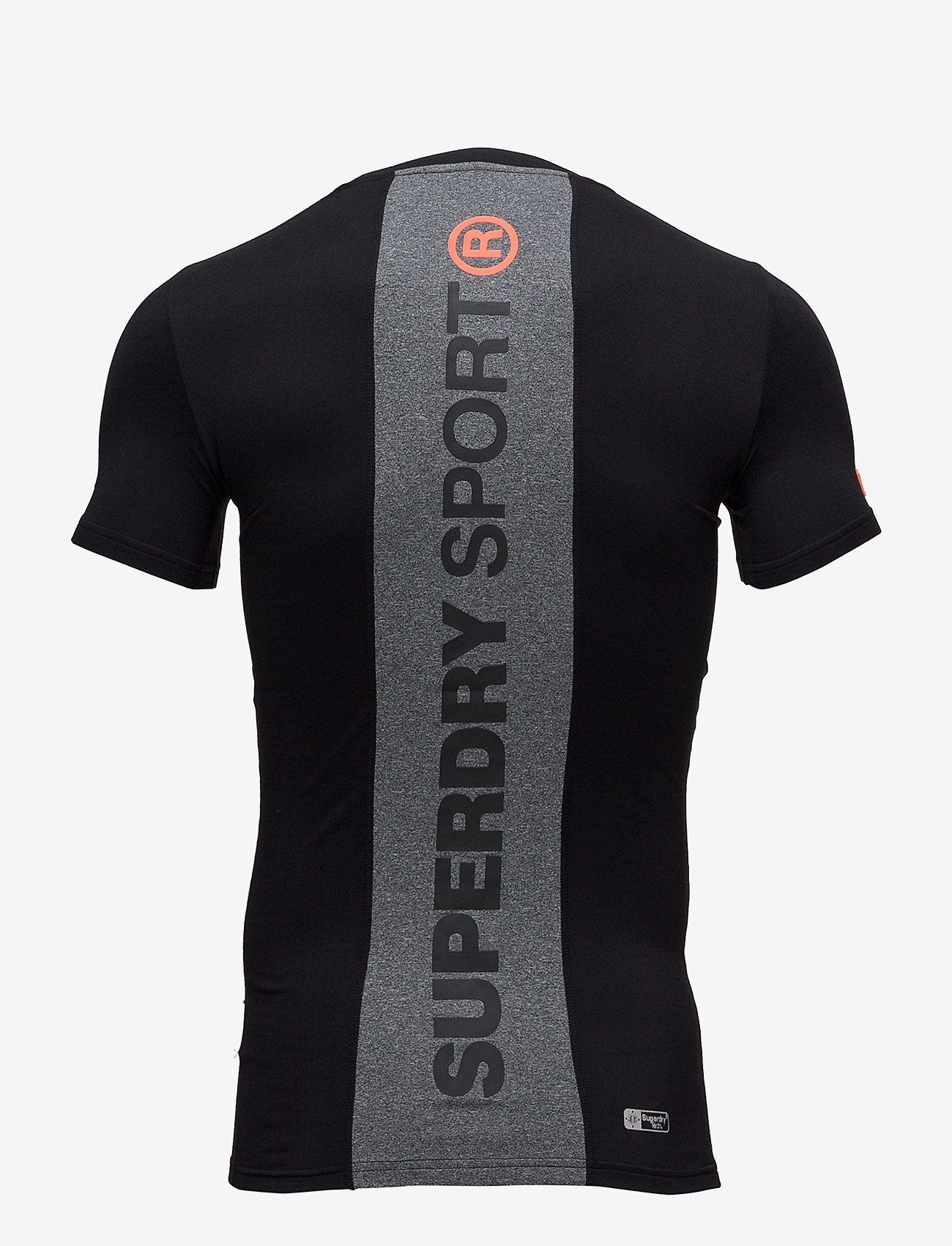 Superdry Sport - GYM BASIC SPORT RUNNER S/S TEE - black - 1