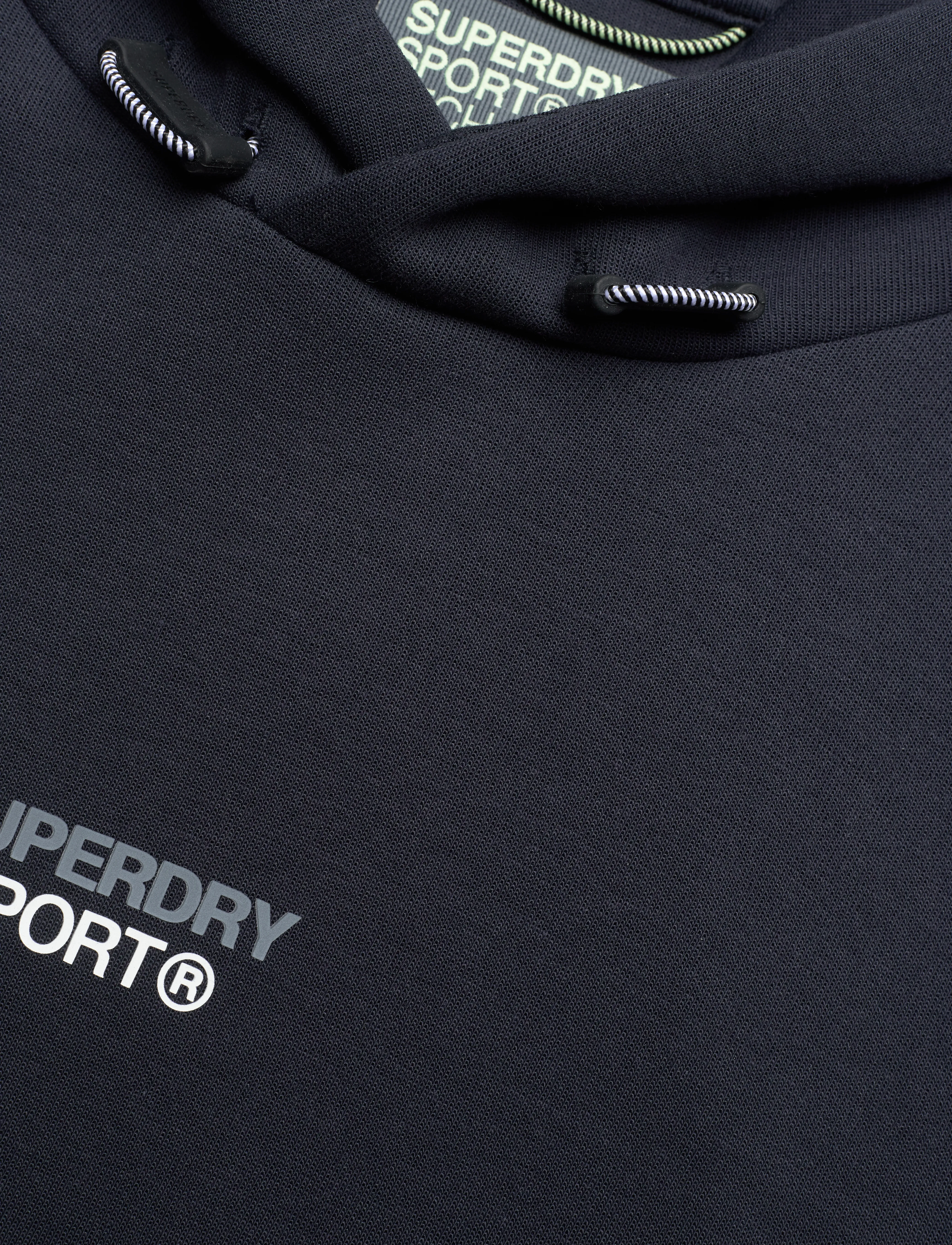 Superdry Sport - SPORT TECH LOGO LOOSE HOOD - eclipse navy - 5