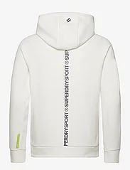 Superdry Sport - SPORT TECH LOGO LOOSE HOOD - džemperi ar kapuci - new chalk white - 2