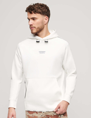 Superdry Sport - SPORT TECH LOGO LOOSE HOOD - hoodies - new chalk white - 1