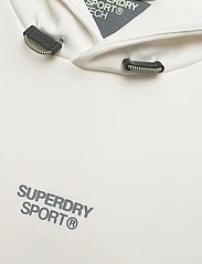 Superdry Sport - SPORT TECH LOGO LOOSE HOOD - hættetrøjer - new chalk white - 5