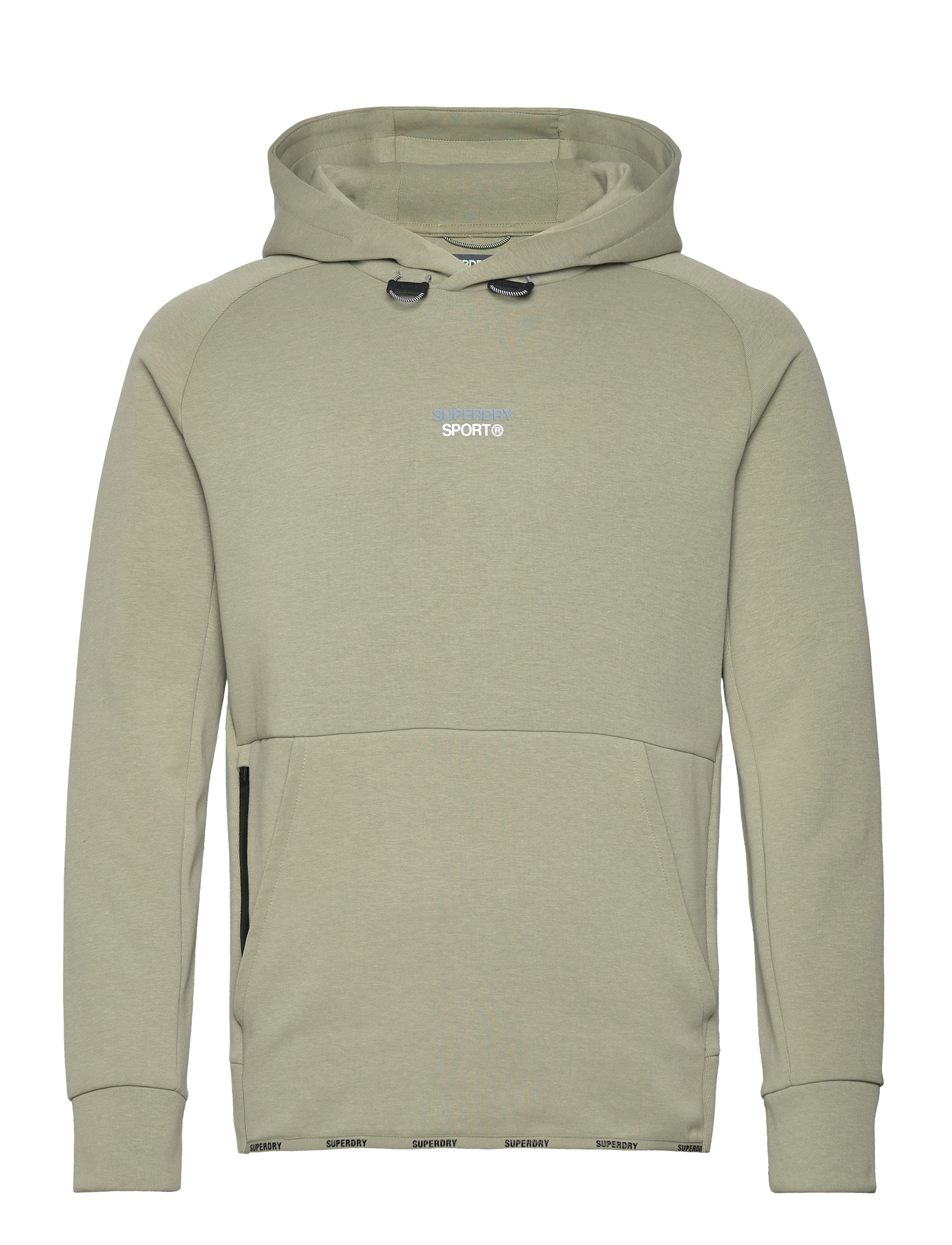 Superdry Sport - SPORT TECH LOGO LOOSE HOOD - seagrass green - 1