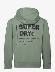 Superdry Sport - UTILITY SPORT LOGO LOOSE HOOD - džemperiai su gobtuvu - laurel khaki - 1