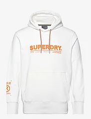 Superdry Sport - UTILITY SPORT LOGO LOOSE HOOD - džemperi ar kapuci - new chalk white - 0