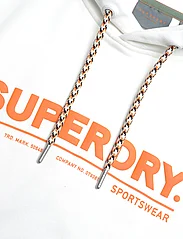 Superdry Sport - UTILITY SPORT LOGO LOOSE HOOD - hættetrøjer - new chalk white - 5