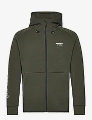 Superdry Sport - SPORT TECH LOGO LOOSE ZIP HOOD - džemperiai su gobtuvu - army khaki - 0