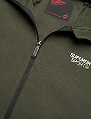 Superdry Sport - SPORT TECH LOGO LOOSE ZIP HOOD - kapuutsiga dressipluusid - army khaki - 6