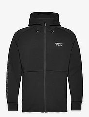 Superdry Sport - SPORT TECH LOGO LOOSE ZIP HOOD - hoodies - black - 0