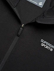 Superdry Sport - SPORT TECH LOGO LOOSE ZIP HOOD - džemperi ar kapuci - black - 6