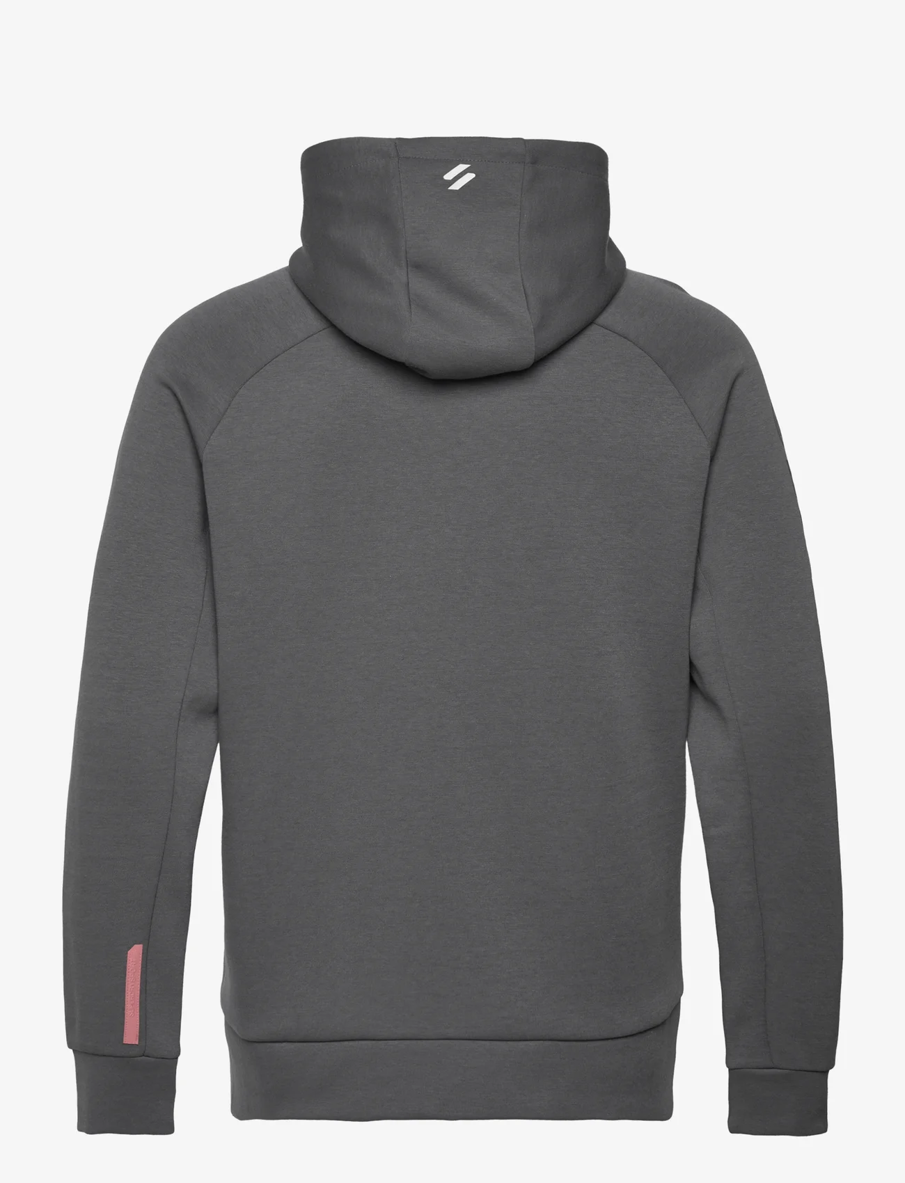 Superdry Sport - SPORT TECH LOGO LOOSE ZIP HOOD - džemperi ar kapuci - dark slate grey - 1