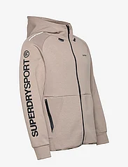 Superdry Sport - SPORT TECH LOGO LOOSE ZIP HOOD - hoodies - deep beige - 2