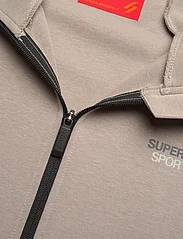 Superdry Sport - SPORT TECH LOGO LOOSE ZIP HOOD - hoodies - deep beige - 6
