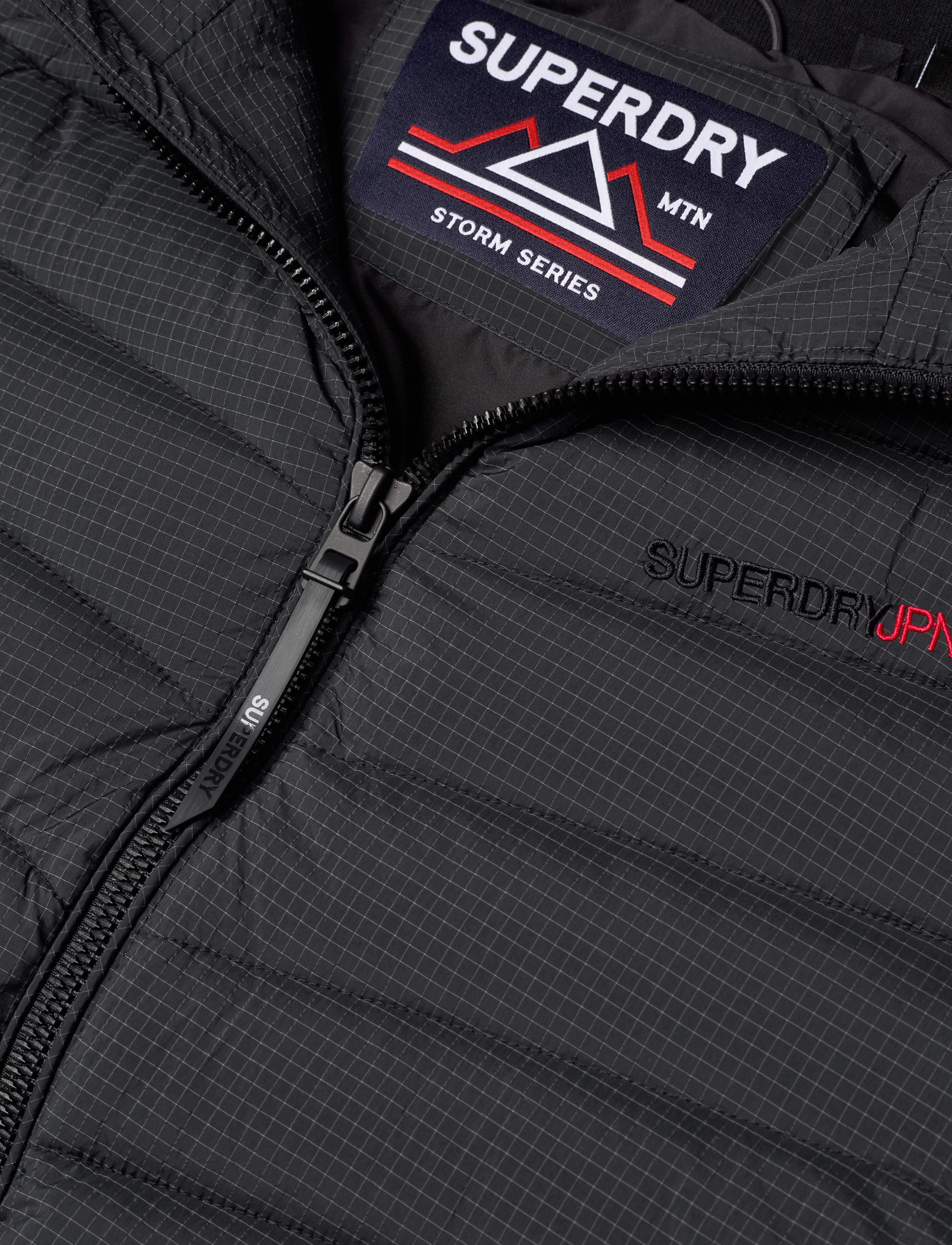 Superdry Sport - HOODED STORM HYBRID PADDED JKT - black - 4