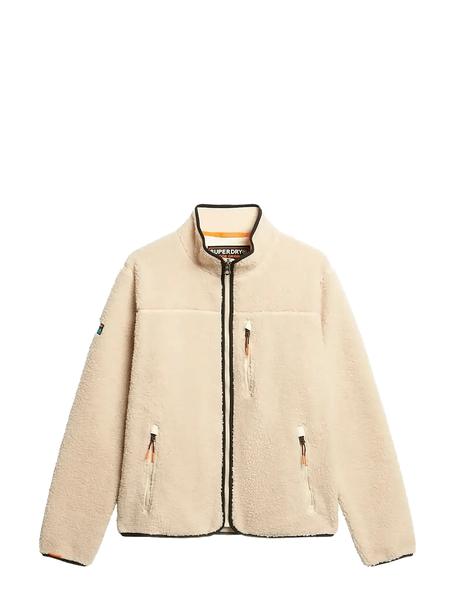 Superdry Sport - OUTDOOR FULL ZIP FLEECE - fleecetrøjer - oatmeal beige - 1
