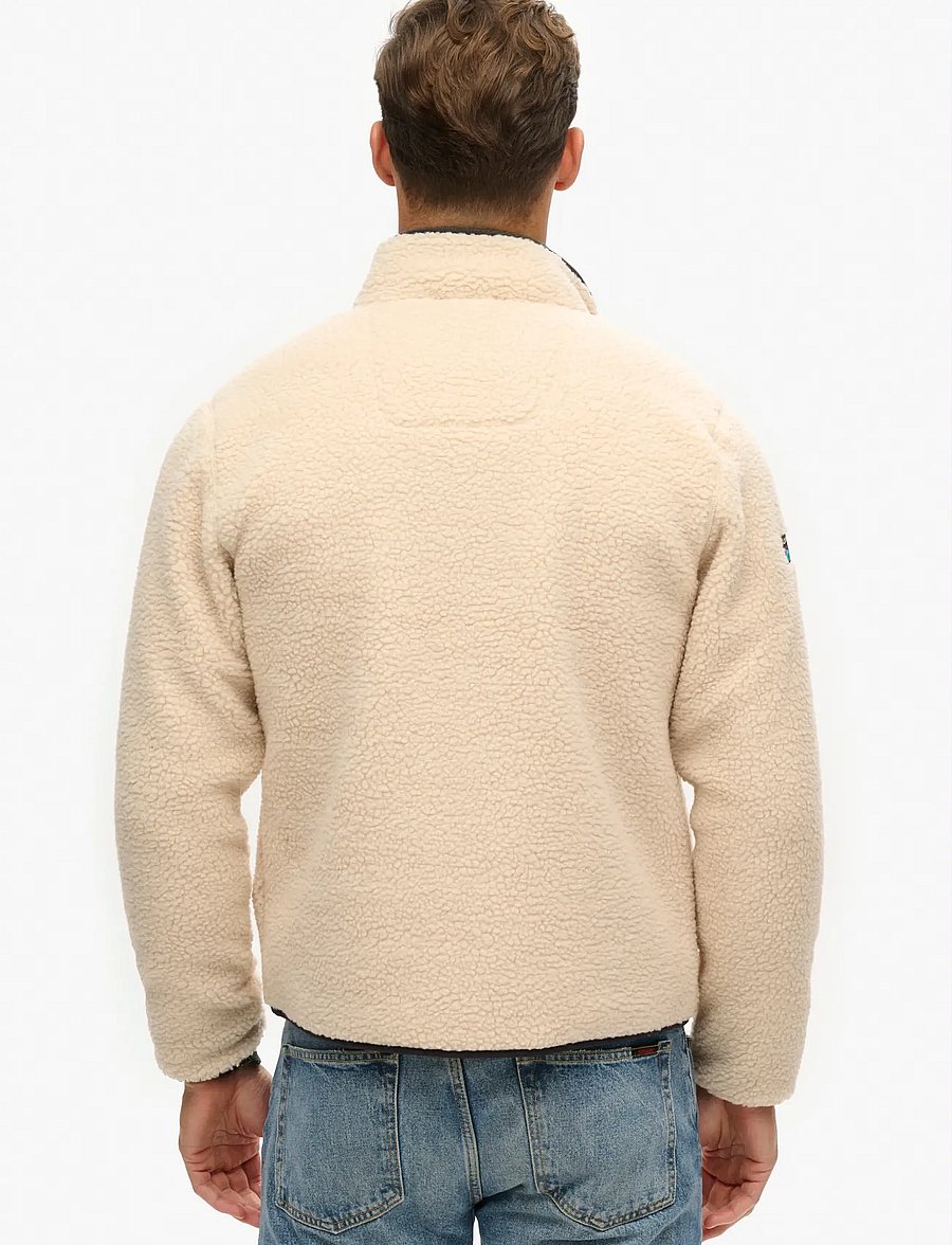 Superdry Sport - OUTDOOR FULL ZIP FLEECE - fleecetrøjer - oatmeal beige - 5