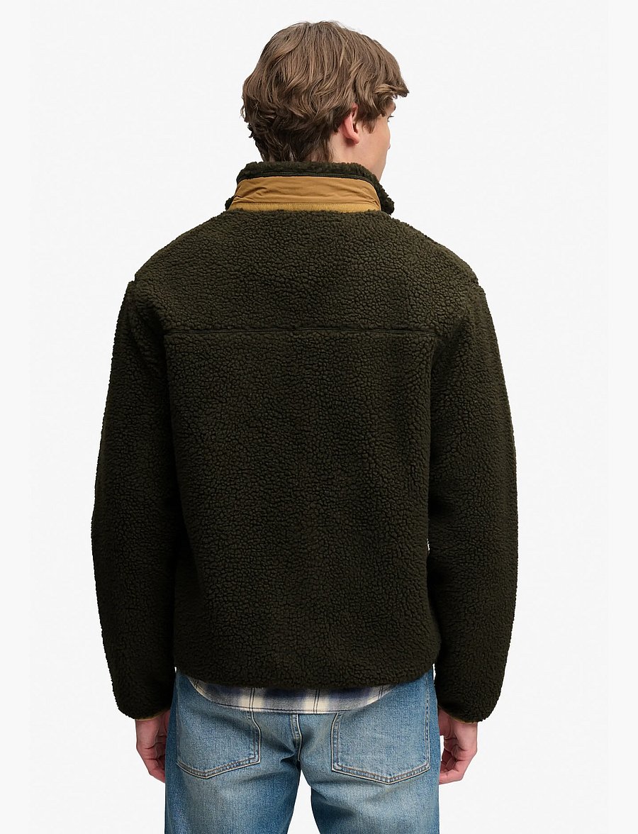 Superdry Sport - MOUNTAIN FULL ZIP FLEECE - surplus goods olive/deep brown - 2