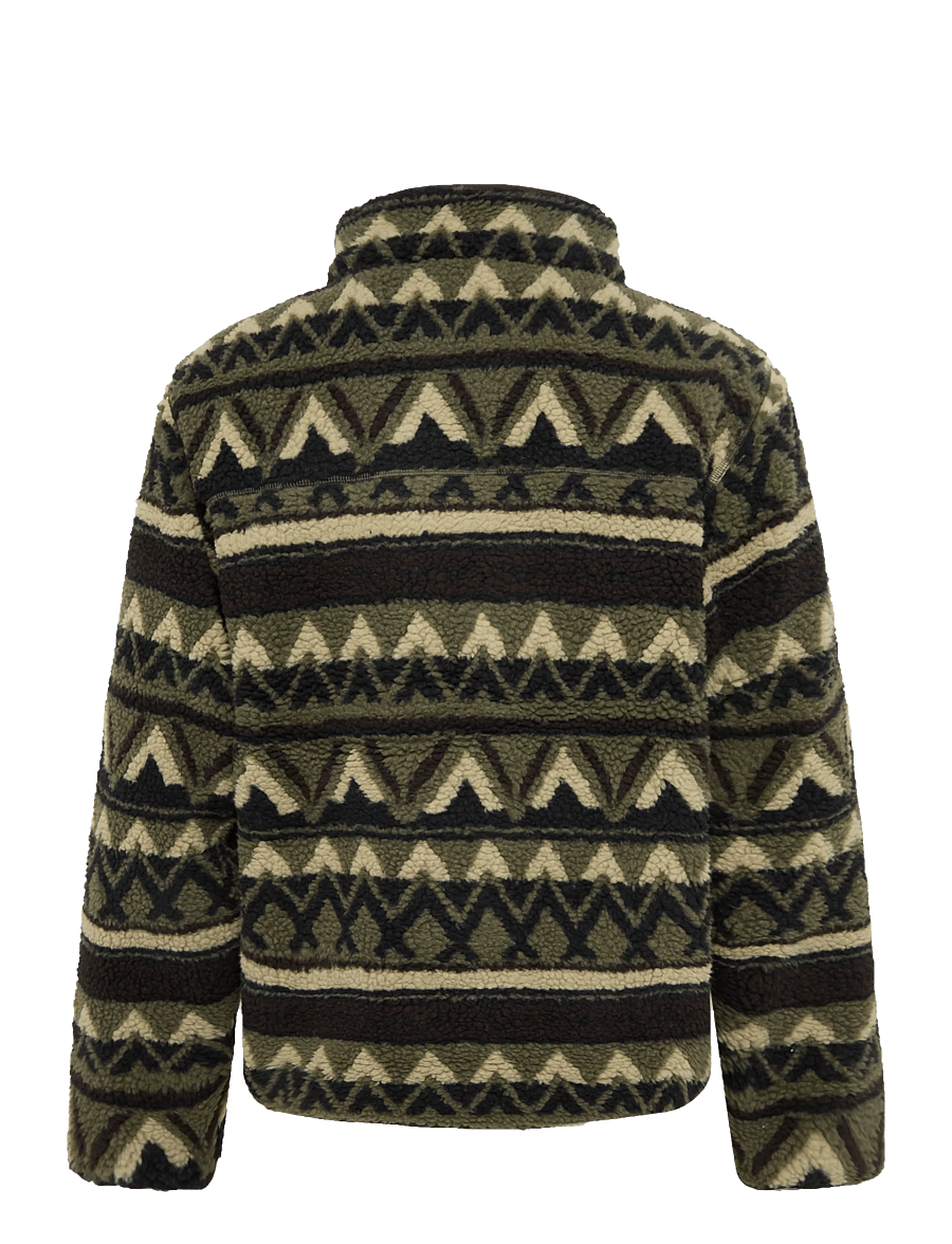 Superdry Sport - ABSTRACT FLEECE ZIP THROUGH - fleece-pullover - snow peak green - 2