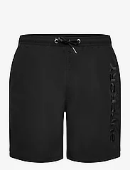 Superdry Sport - PREMIUM EMB 17" SWIM SHORT - shorts - black - 0