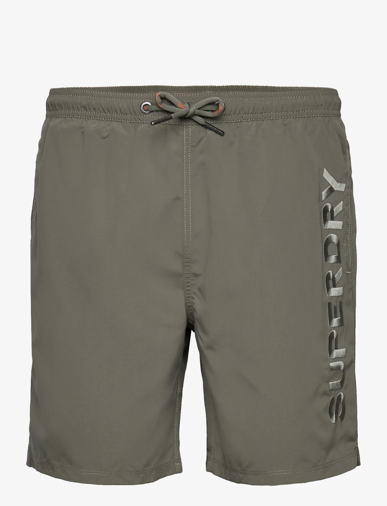 Superdry Sport - PREMIUM EMB 17" SWIM SHORT - shorts - light khaki green - 0