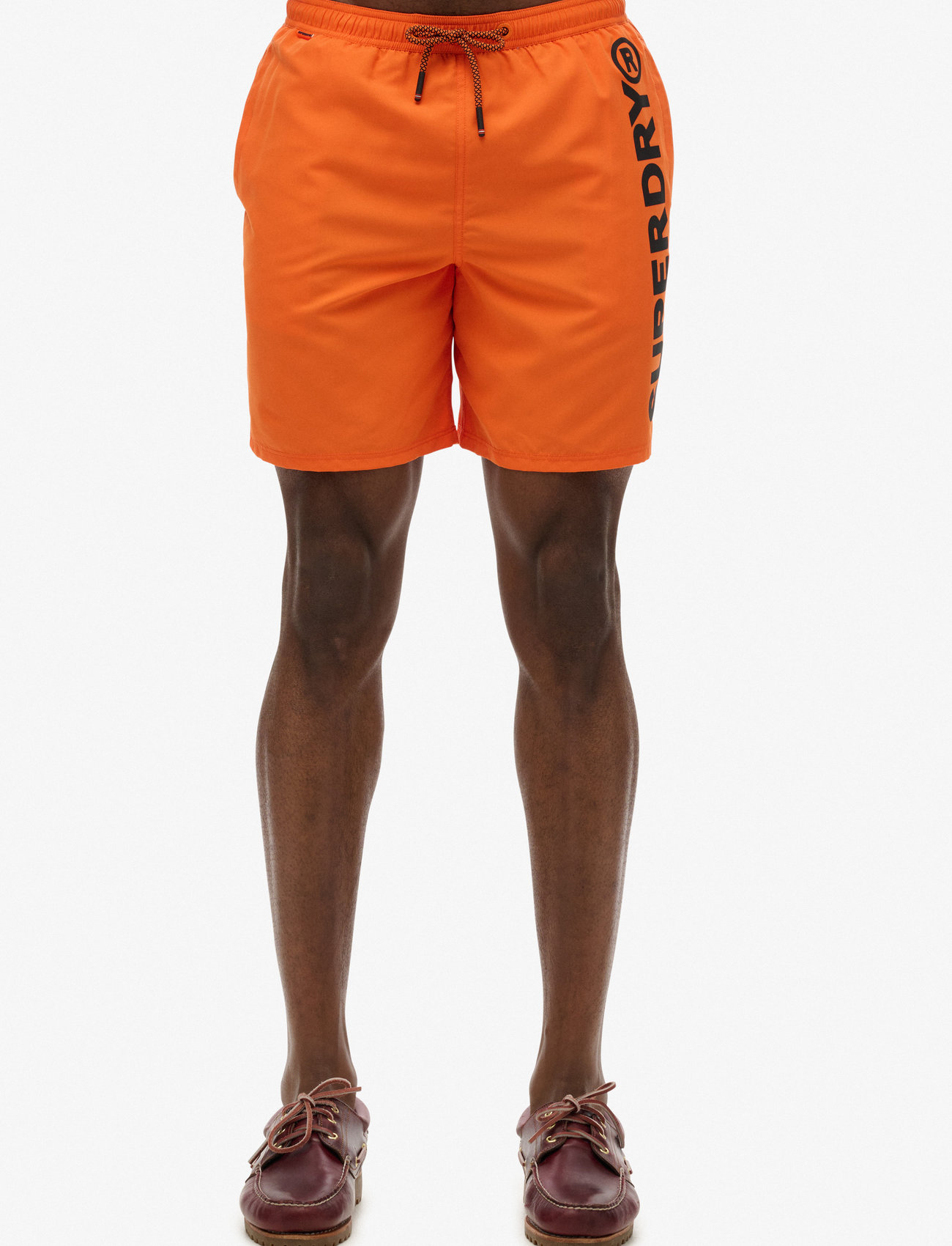 Superdry Sport - SPORT GRAPHIC 17 SWIM SHORT - badehosen - denver orange - 4