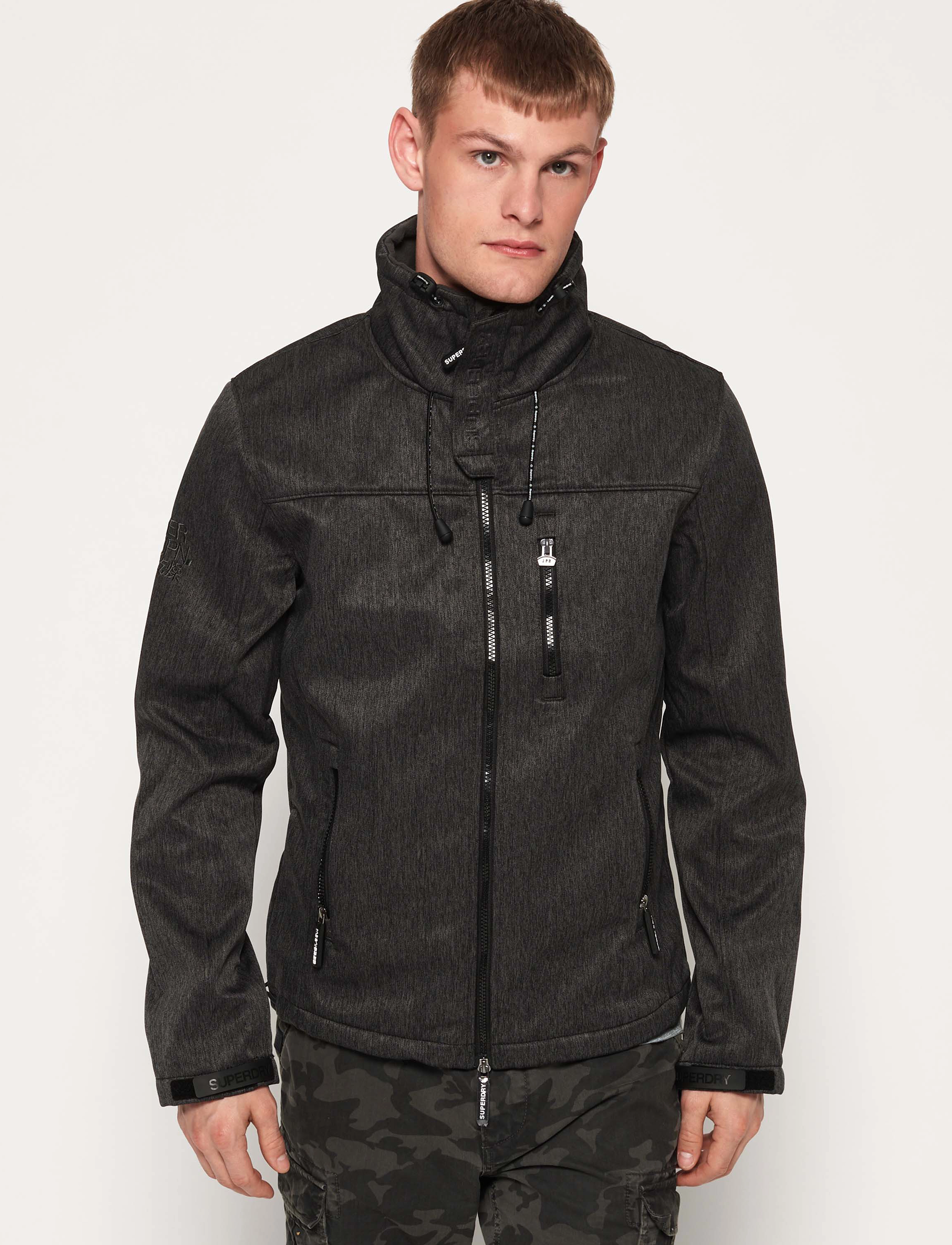Superdry Sport - WINDTREKKER - black grit/charcoal - 4