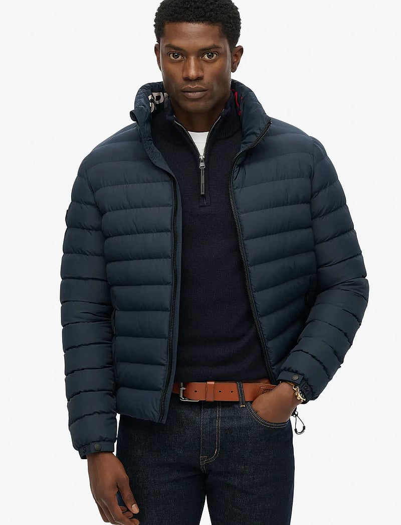 Superdry Sport - FUJI PRINT PADDED JACKET - dunjakker - eclipse navy - 0