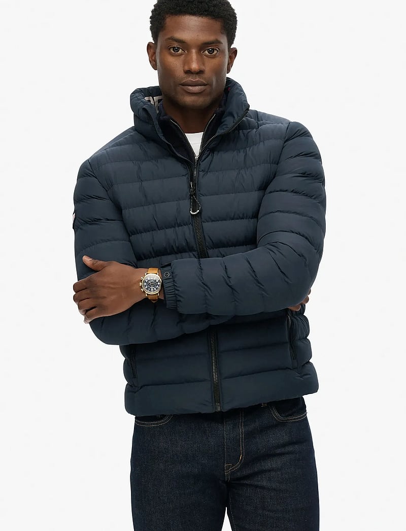 Superdry Sport - FUJI PRINT PADDED JACKET - dunjakker - eclipse navy - 3