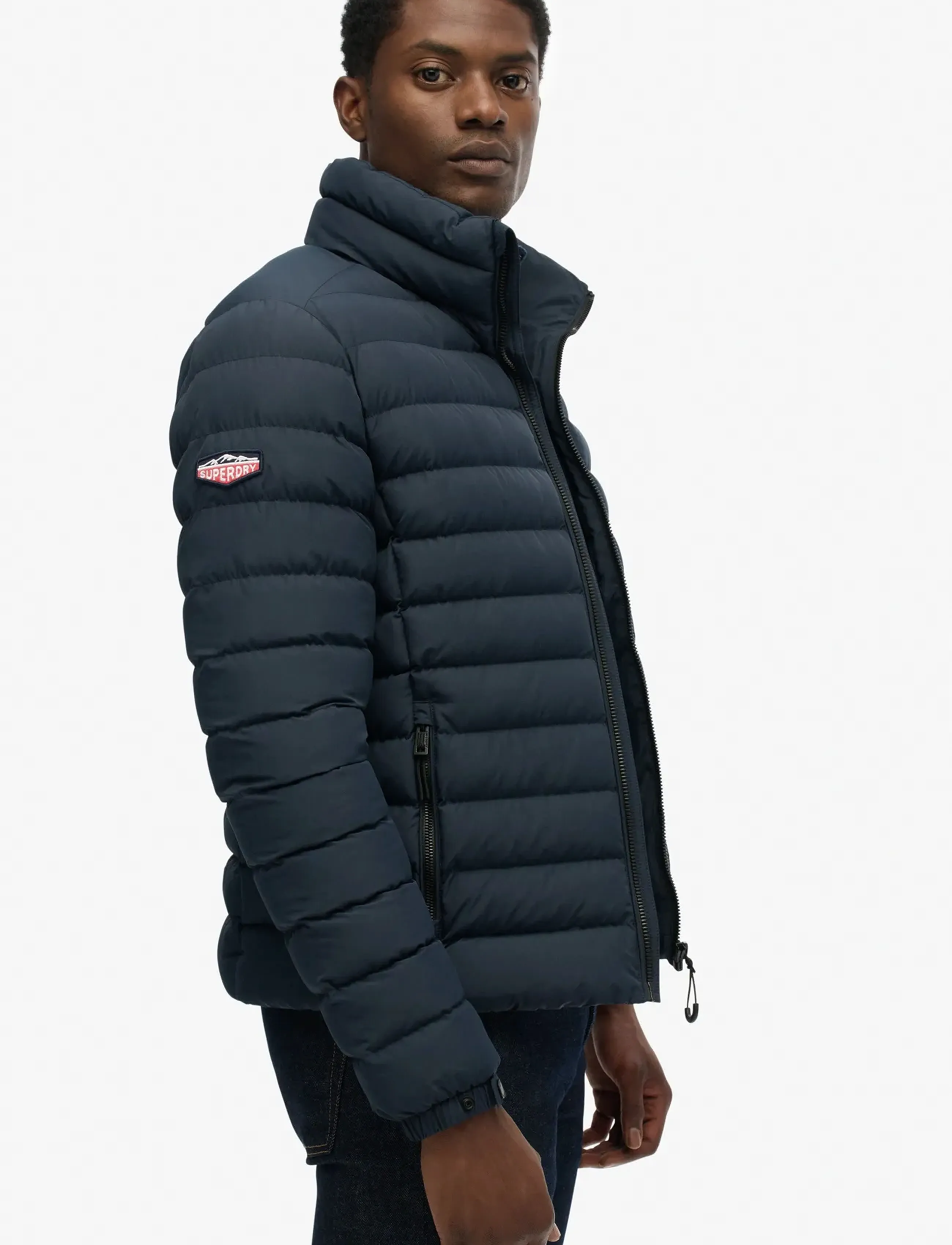 Superdry Sport - FUJI PRINT PADDED JACKET - daunenjacken - eclipse navy - 4