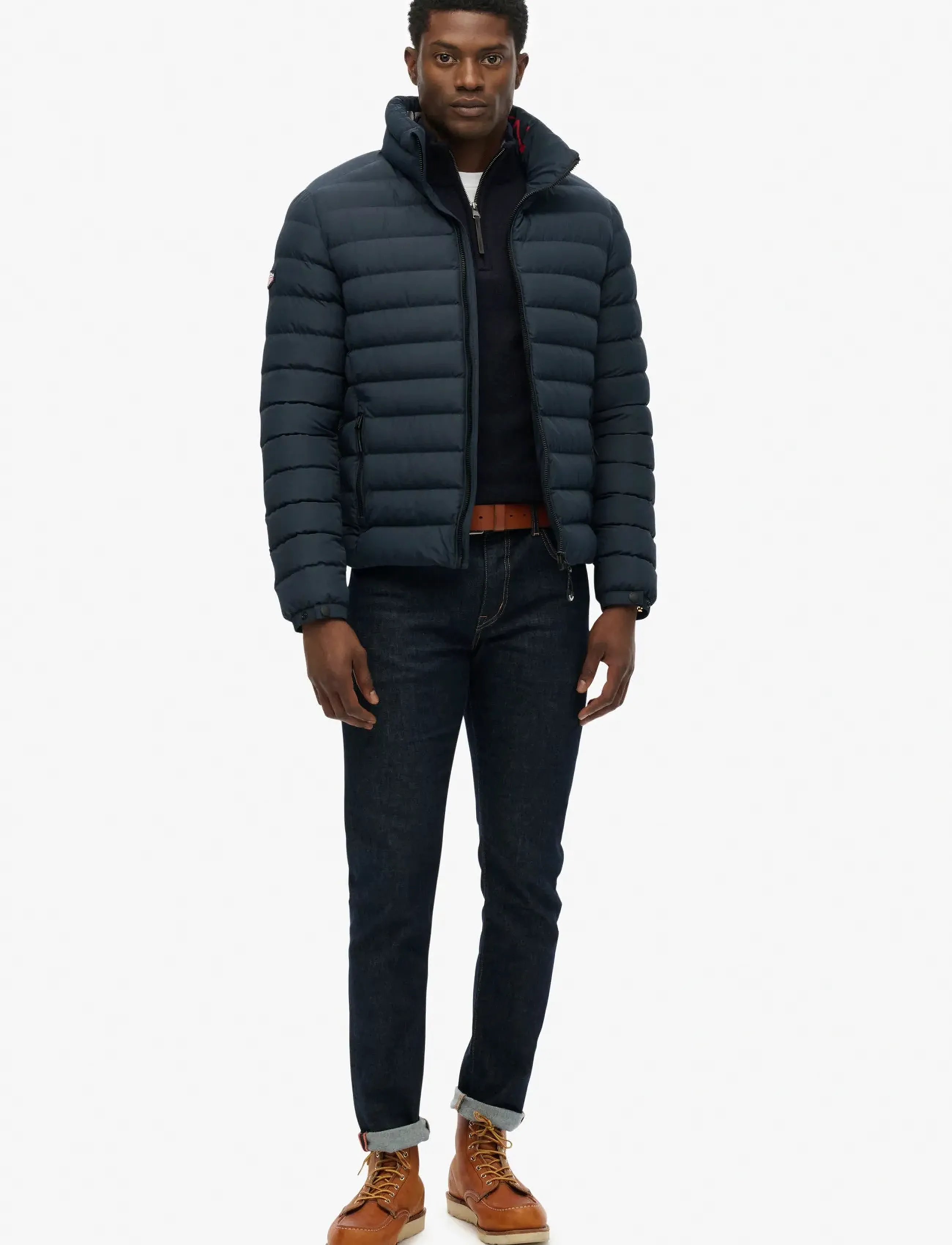 Superdry Sport - FUJI PRINT PADDED JACKET - daunenjacken - eclipse navy - 5