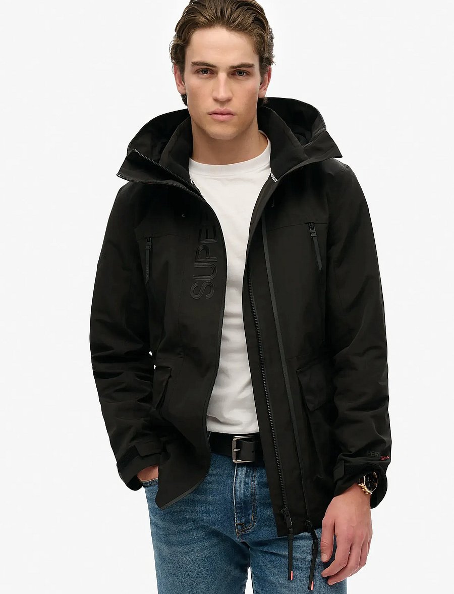 Superdry Sport - HOOD ULTIMATE EMB WINDBREAKER - black - 0