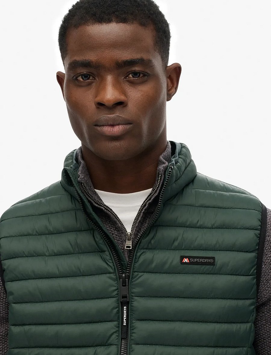 Superdry Sport - FUJI LITE PADDED GILET - westen - eagle green - 3