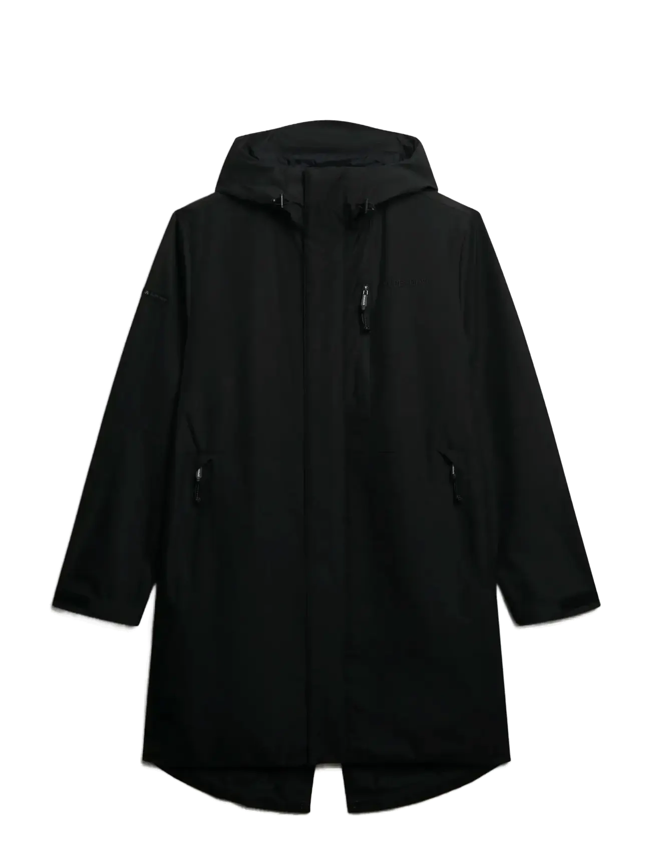 SUPERDRY SPORT Hooded Tech Fishtail Parka Schwarz - XXL - Herren