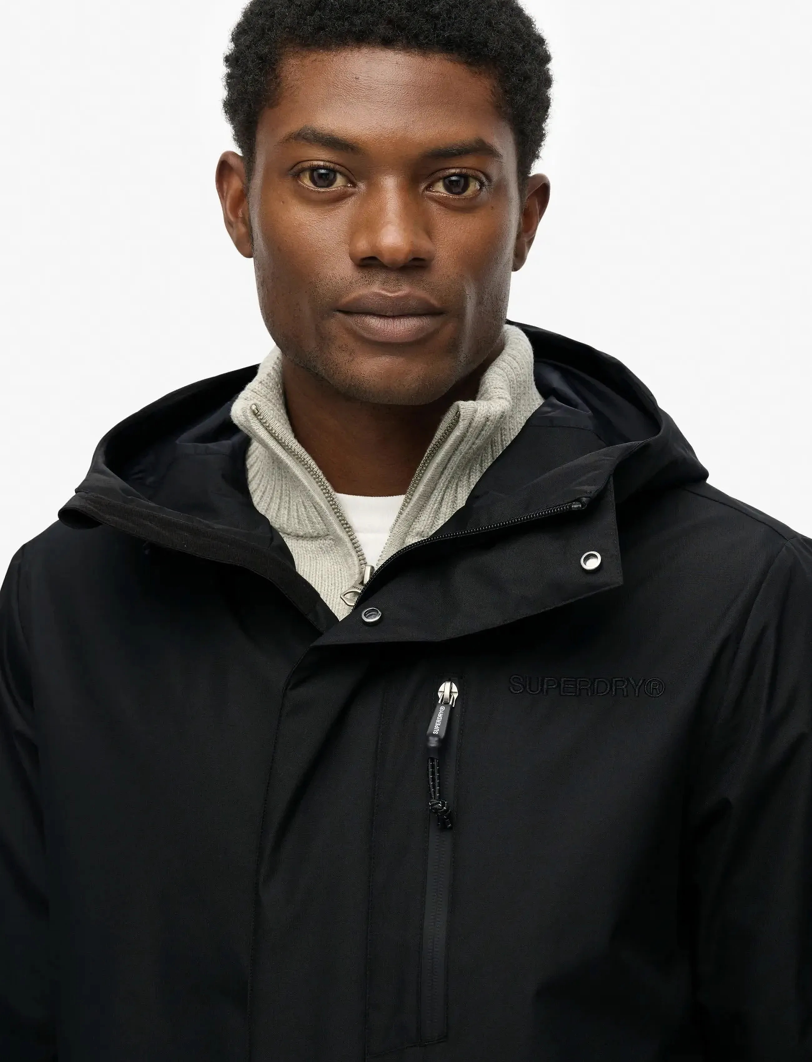 Hooded Tech Fishtail Parka 4