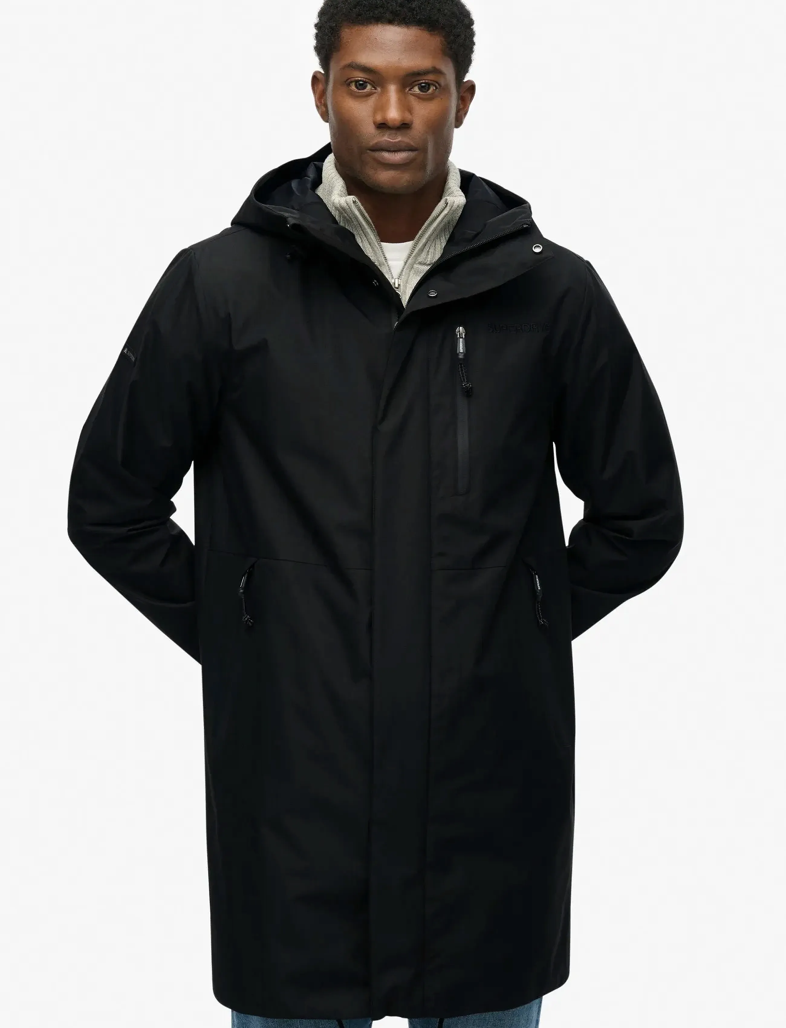Hooded Tech Fishtail Parka 5