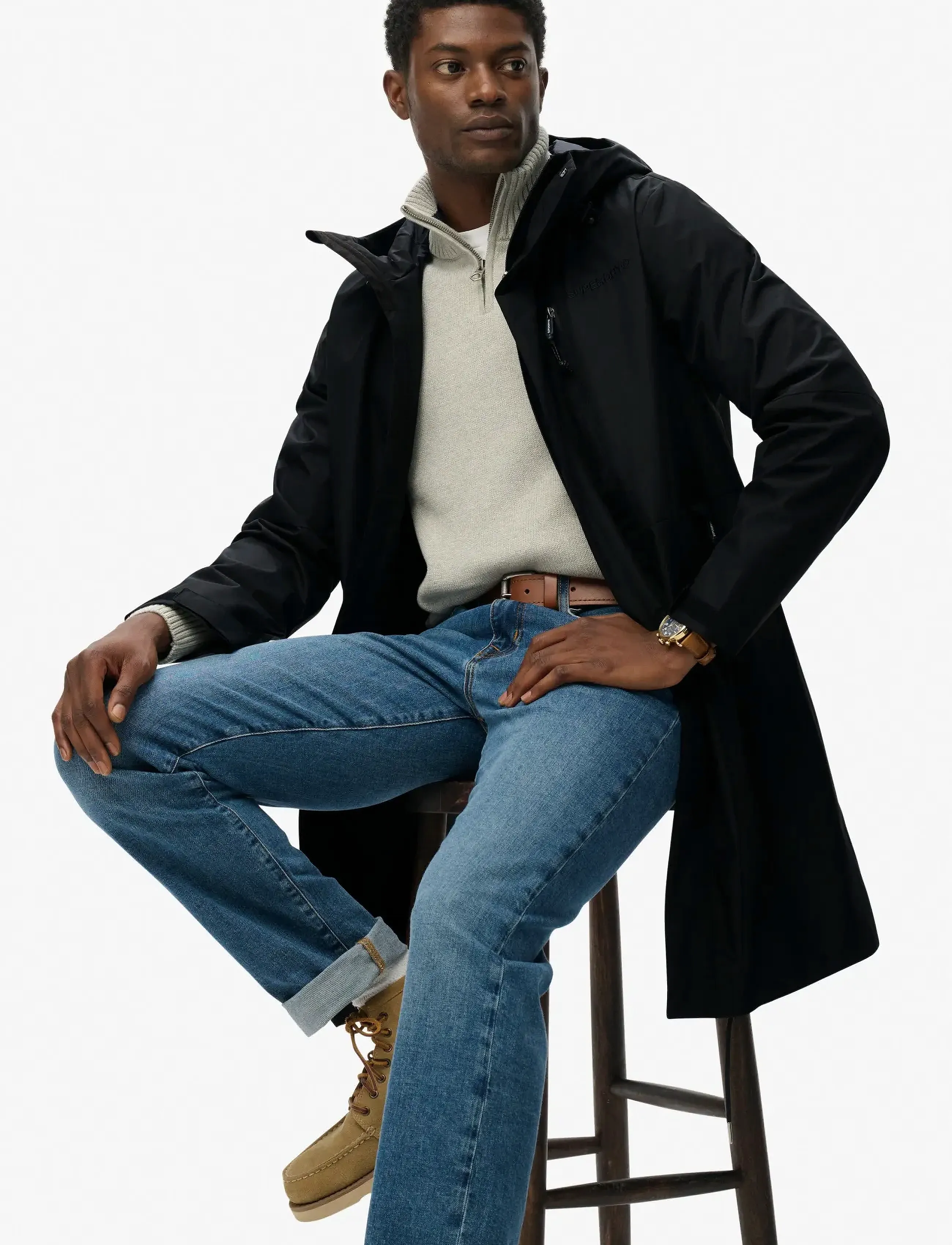 Hooded Tech Fishtail Parka 6