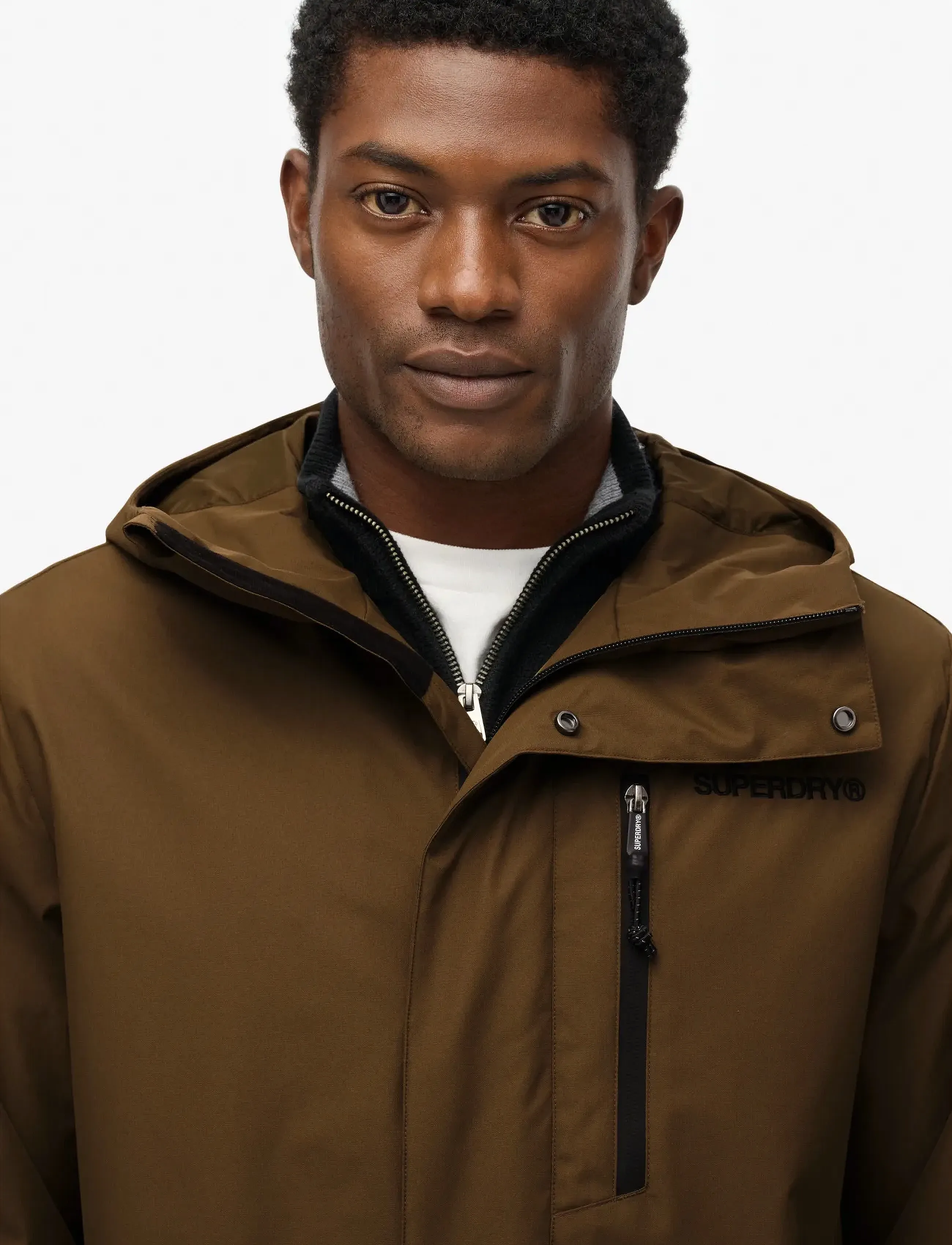 Hooded Tech Fishtail Parka 4