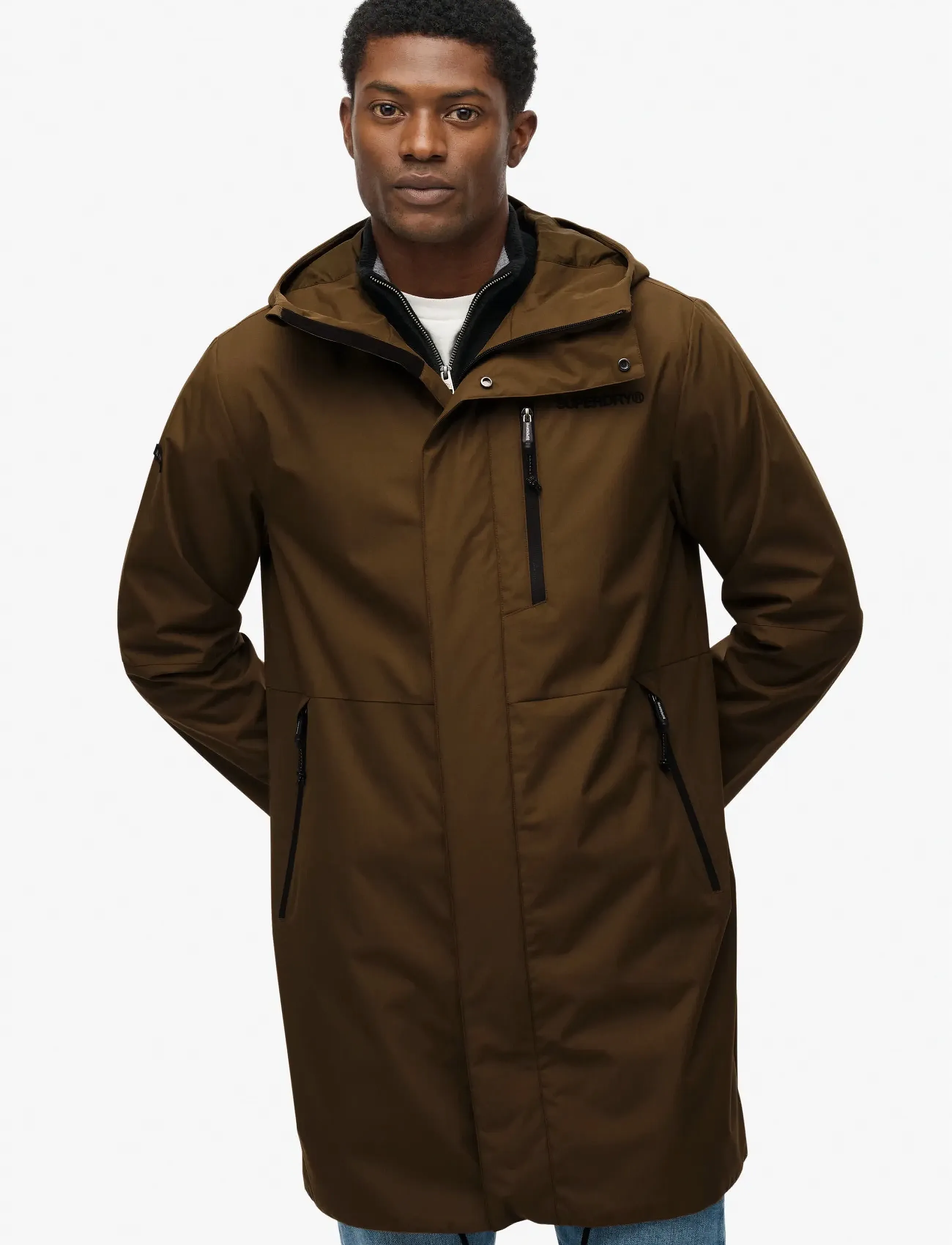 Hooded Tech Fishtail Parka 5