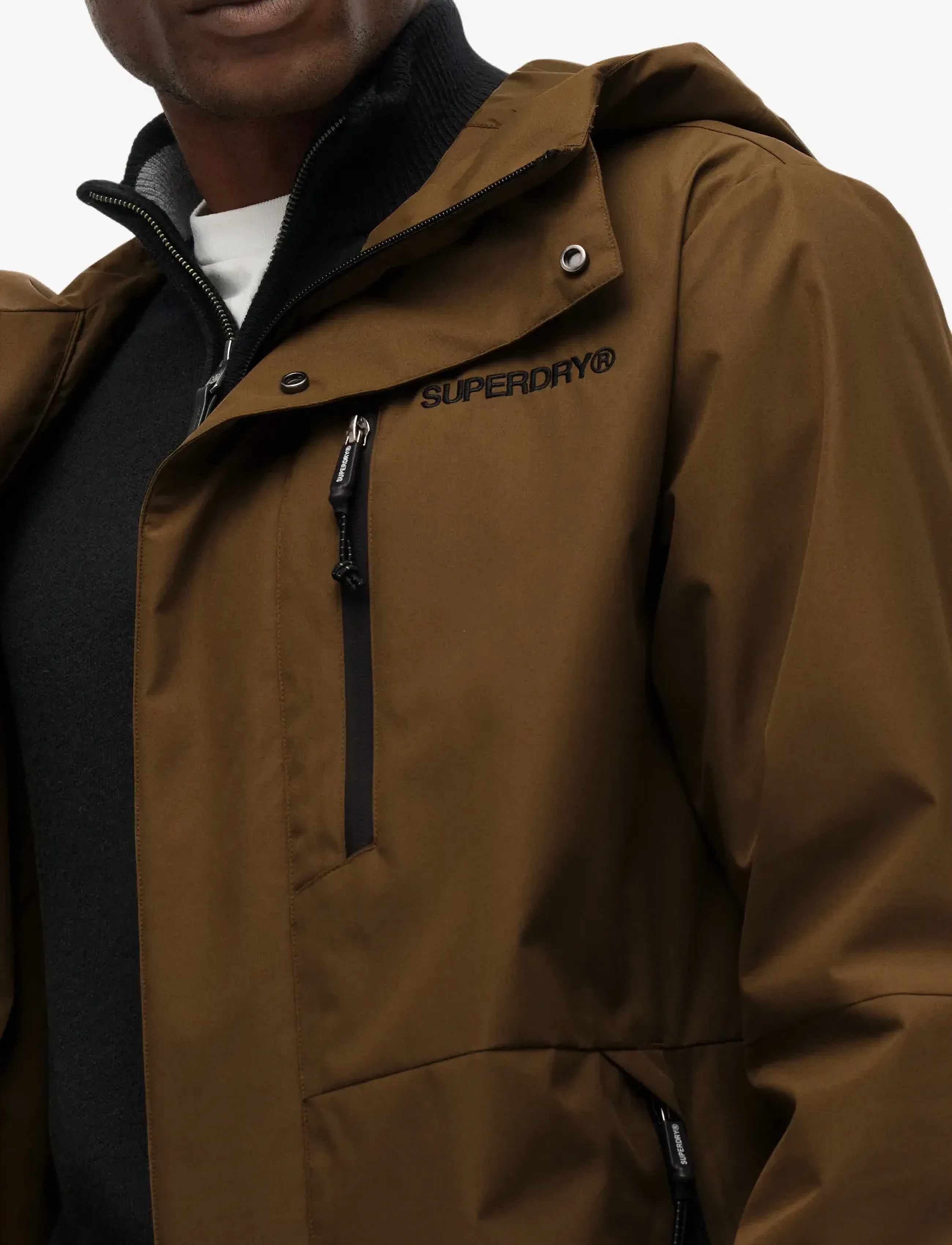 Hooded Tech Fishtail Parka 6