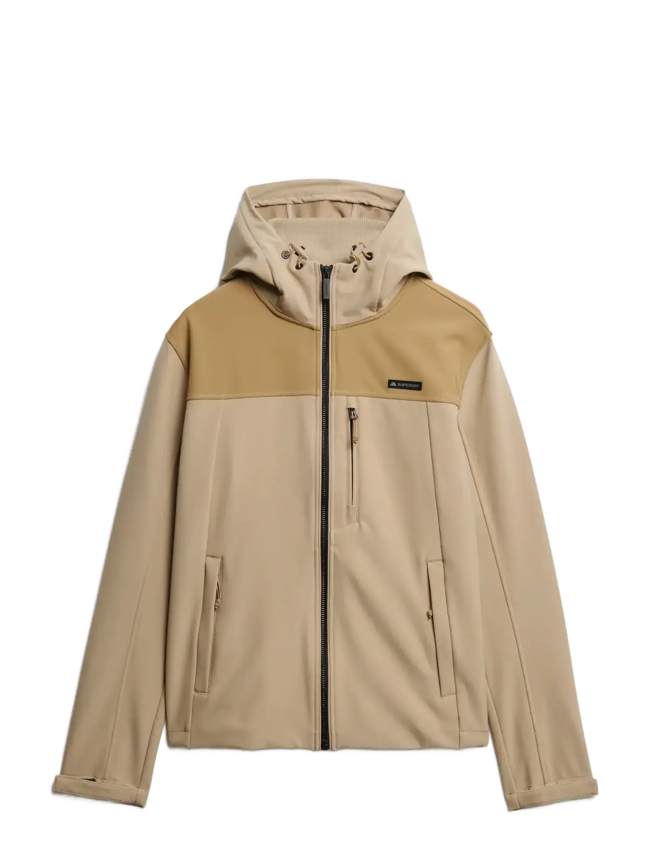 Superdry Sport HOODED SOFTSHELL TECH TREKKER - Overtøj - CITY SAND / beige