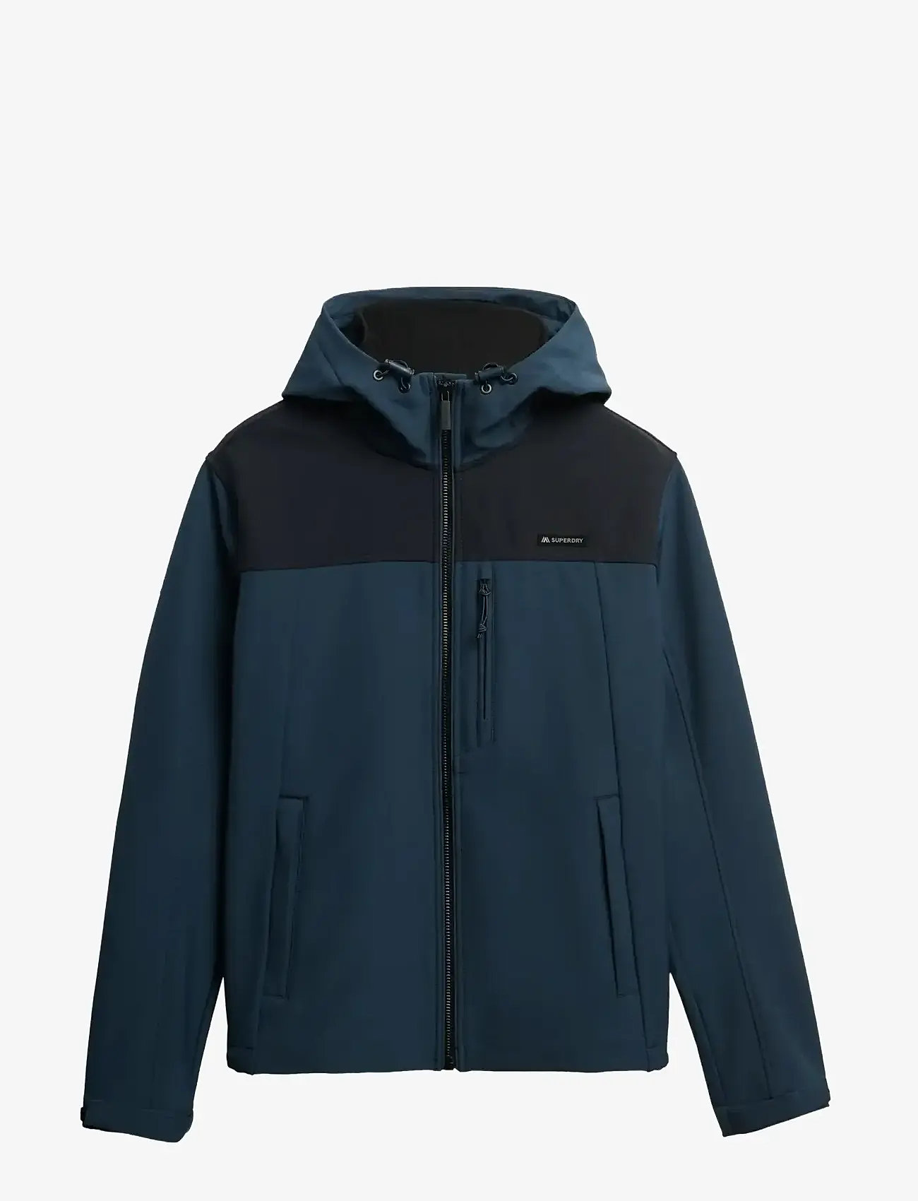 Superdry Sport - HOODED SOFTSHELL TECH TREKKER - outdoor jacken - flex navy - 1