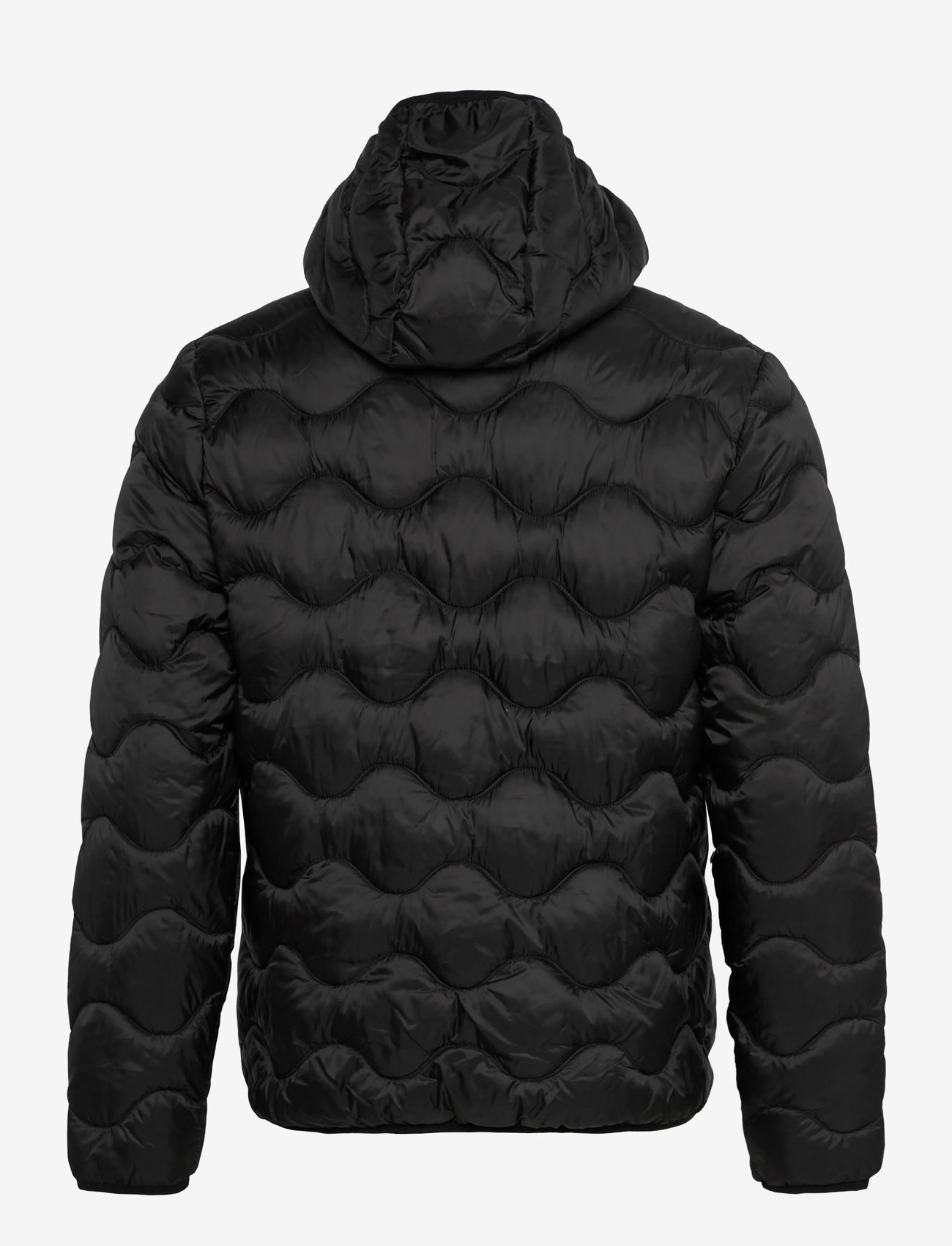 Superdry Sport - HOODED QUILTED WAVE PADDED JKT - vinterjackor - jet black - 2