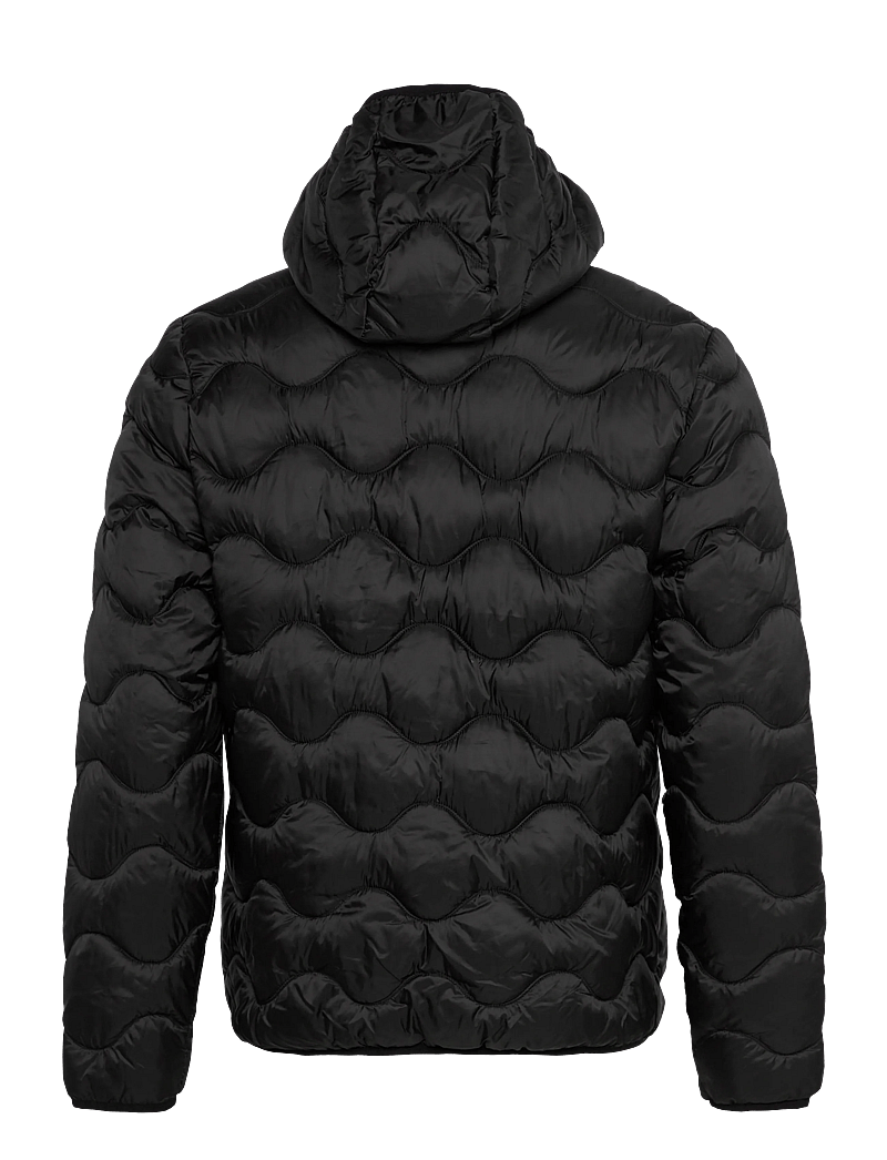 Superdry Sport - HOODED QUILTED WAVE PADDED JKT - vinterjackor - jet black - 2