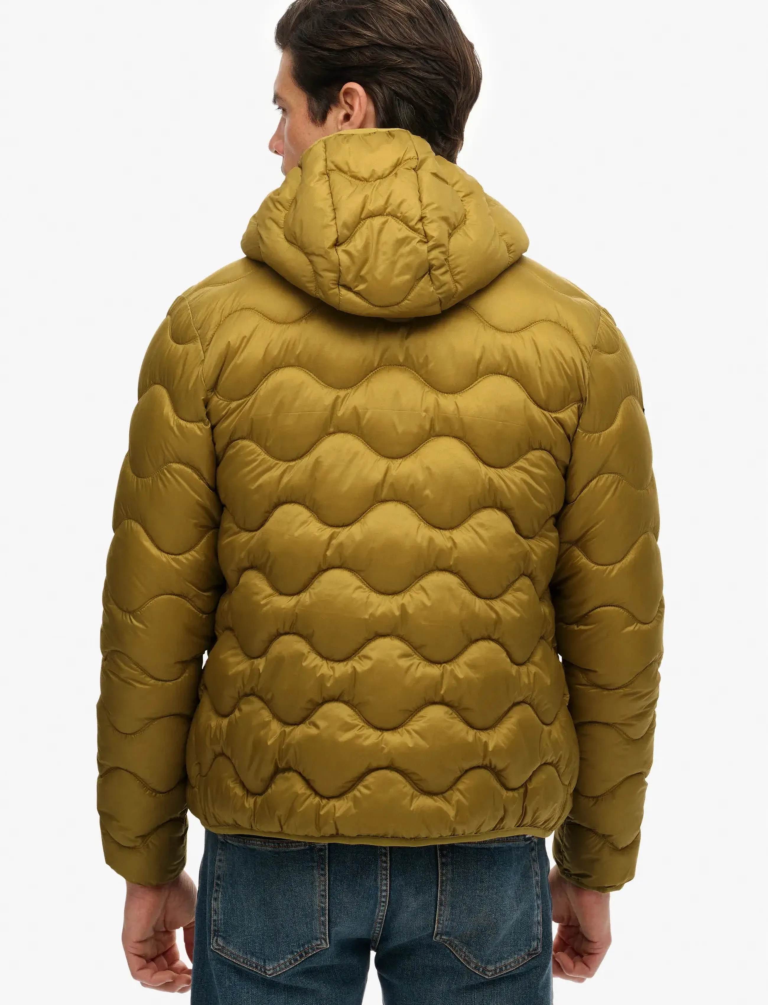 Superdry Sport Hooded Quilted Wave Padded Jkt dunjackor herr – bild 9