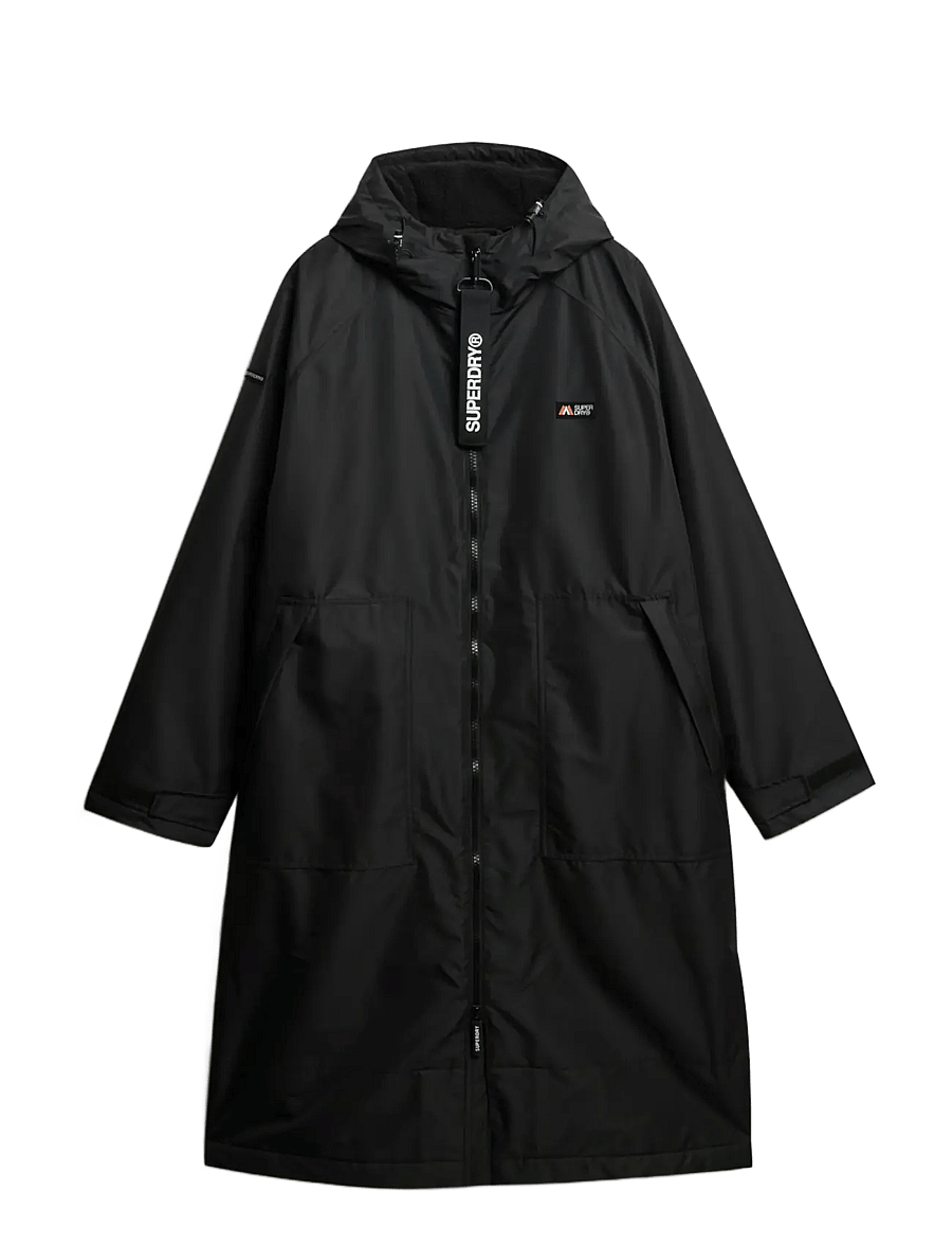 Superdry Sport - SUPERDRY ROBE - parkas - black/black - 1