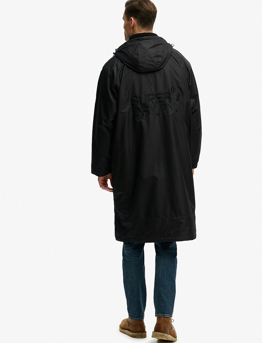 Superdry Sport - SUPERDRY ROBE - parkas - black/black - 2