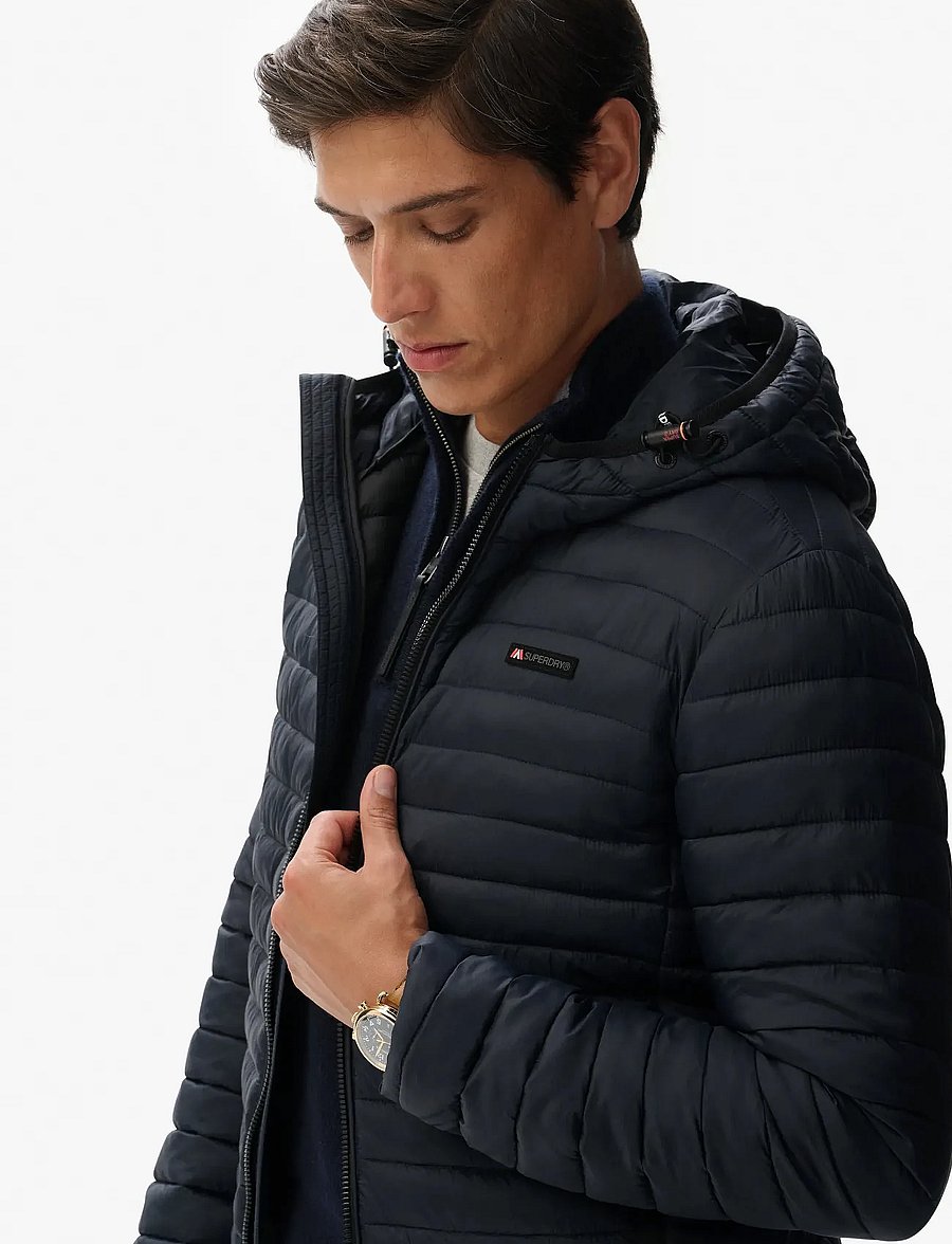 Superdry Sport - HOODED FUJI LITE JACKET - kurtki wiosenne - eclipse navy - 3