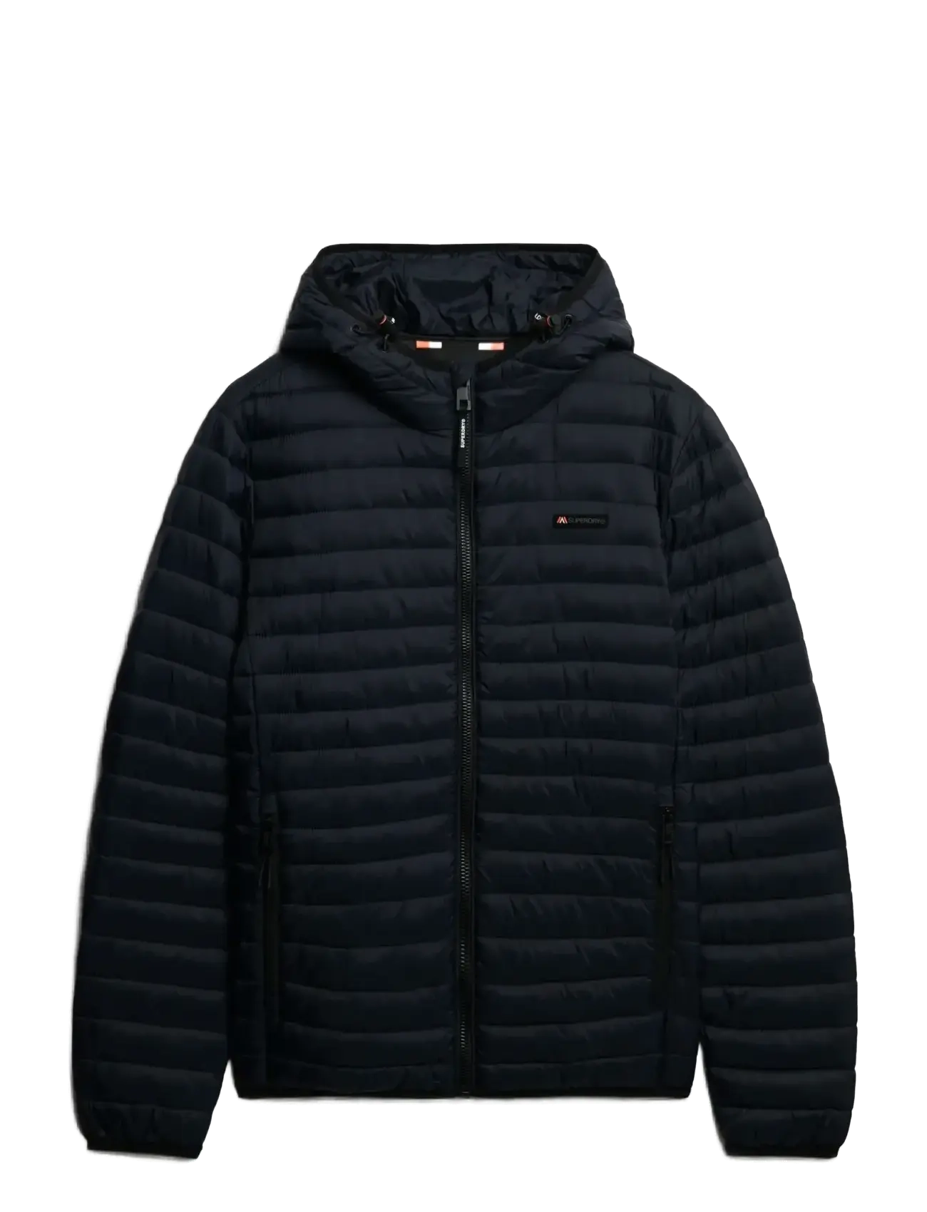 HOODED FUJI LITE JACKET - JET BLACK